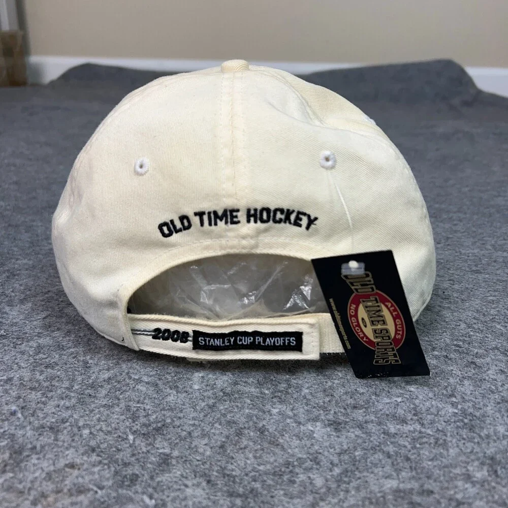 Minnesota Wild Mens Hat‎ Strap Back Beige Playoffs 2008 Cap Hockey NHL Sports ^